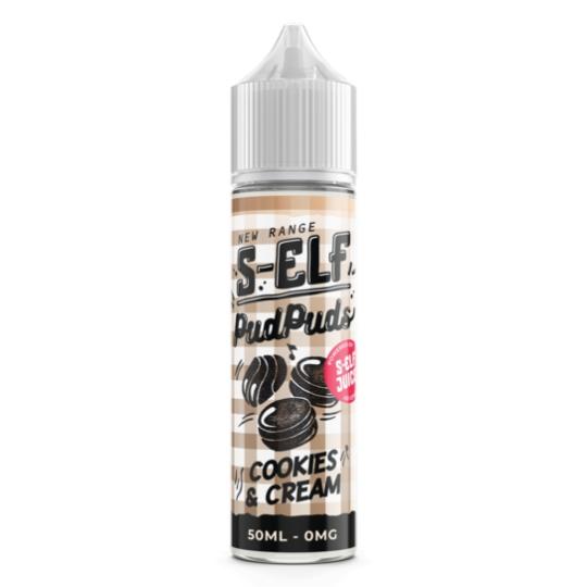 Cookies & Cream Shortfill E-Liquid (50Ml)  |  Shortfill E-Liquid E-Liquid S-Elf Juice E-Liquid